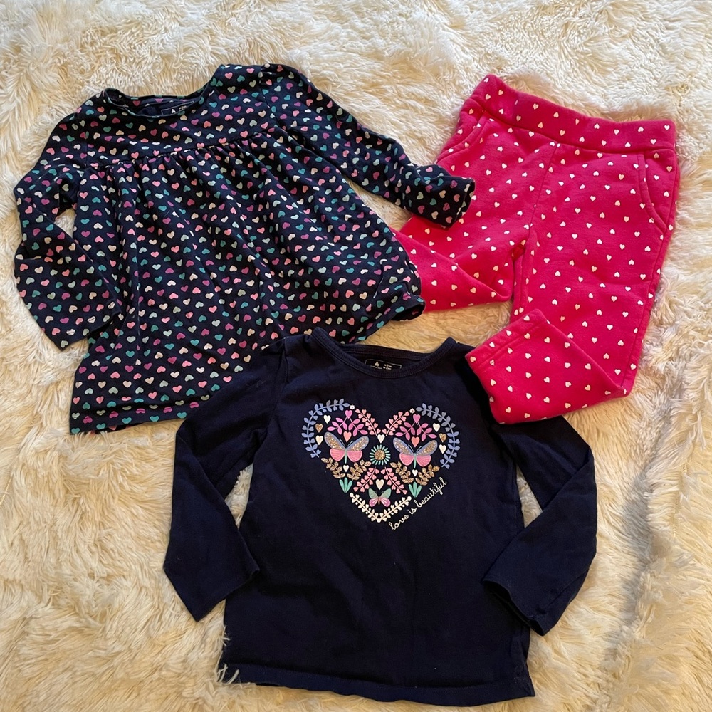 GAP heart clothes
